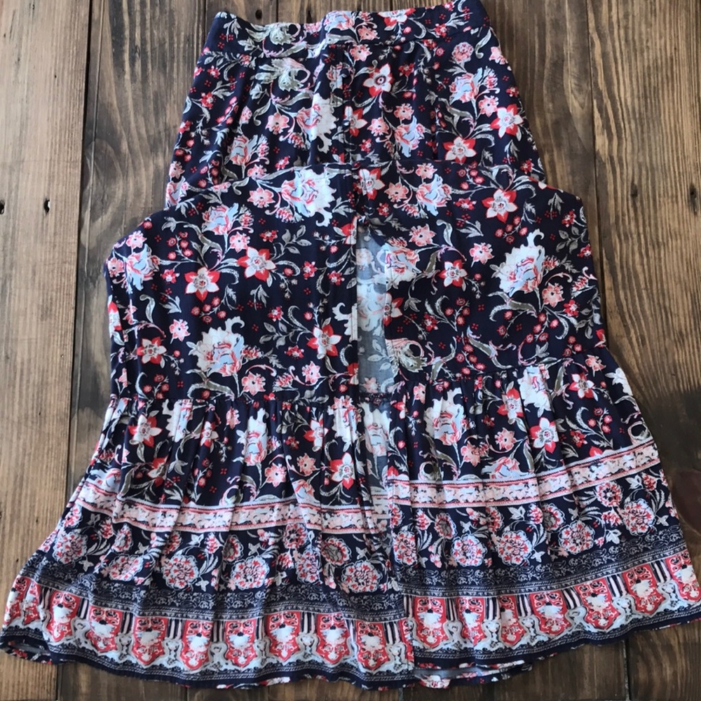 🎉 Knox Rose Floral Maxi Skirt